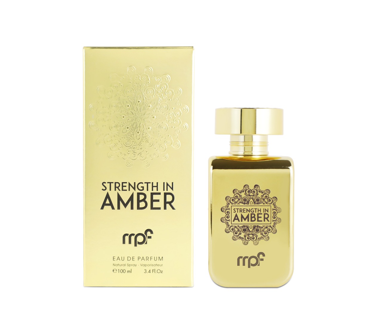 Apa de Parfum MPF Strength In Amber, Barbati, 100 ml
