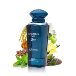 Apa de Parfum Remember Me Blue by Le Bonheur, Barbati, 100 ml