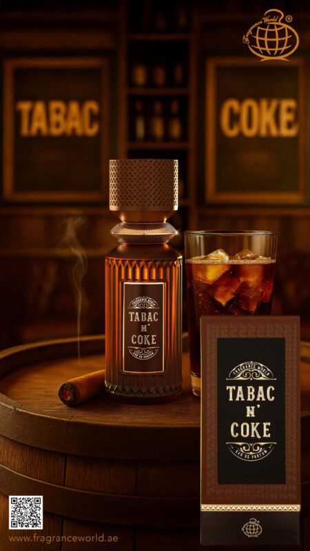 Apa de Parfum Tabac N'Coke by Fragrance World, Barbati, 100 ml